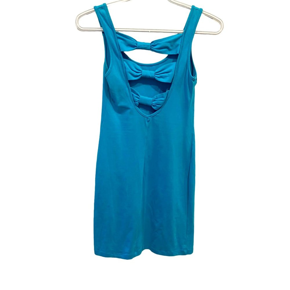 Tango Blue Sleeveless Mini Dress Size S